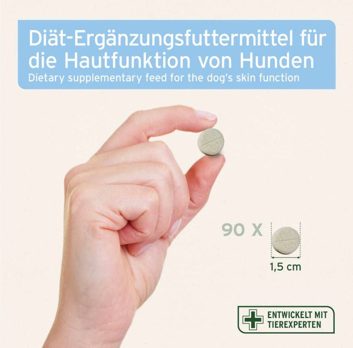 AniForte® plus Fell & Haut – 90 Tabletten für Hunde