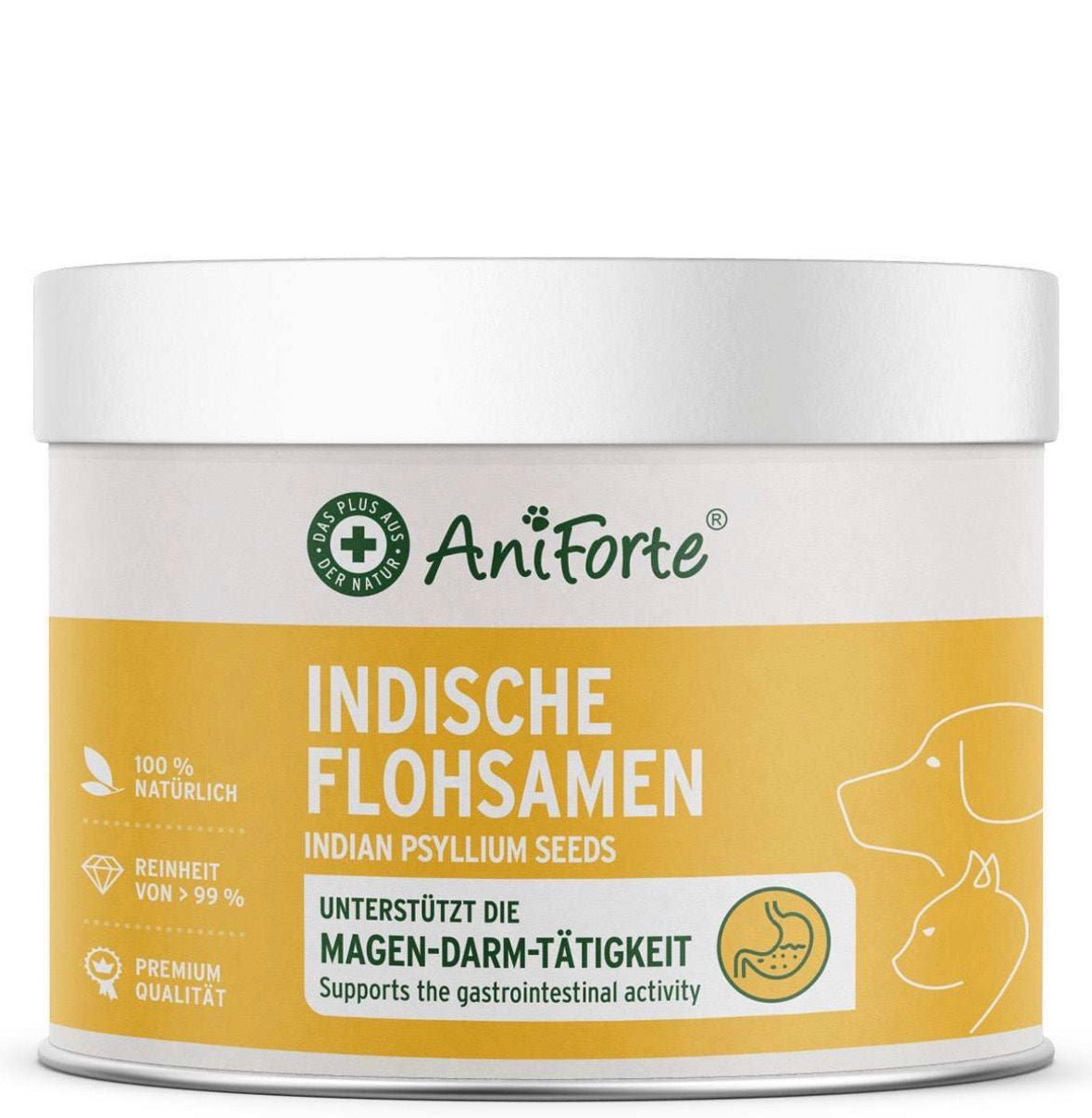 AniForte® Indische Flohsamen für Hunde & Katzen – 250 g