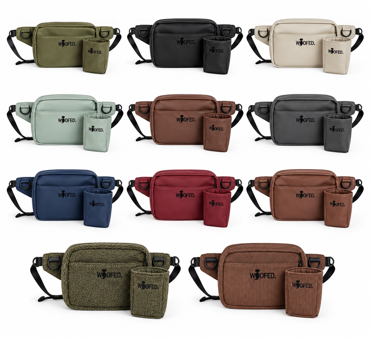 Multifunktionale Gassitasche 2-in-1 – Bauch- & Schultertasche
