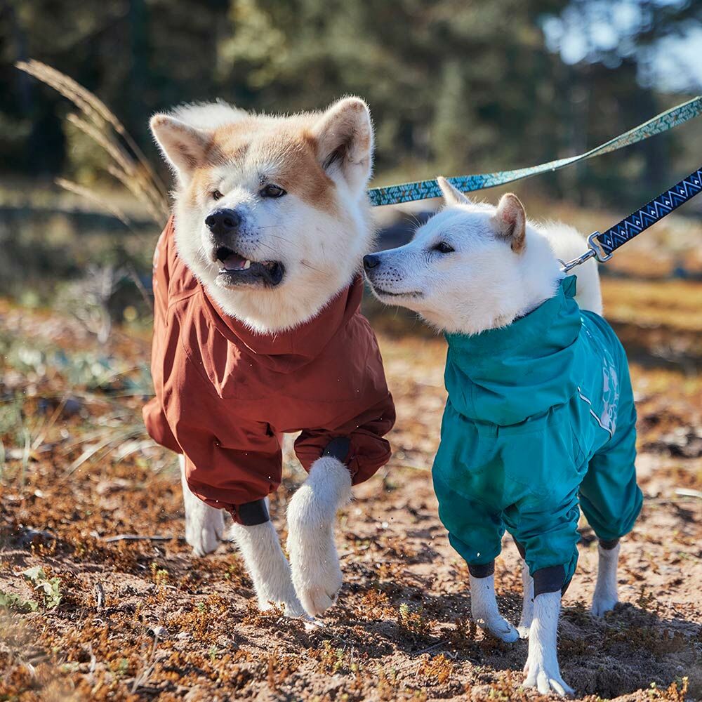 Hurtta Mudventure Overall ECO – Wasserdichter Regenoverall für Hunde