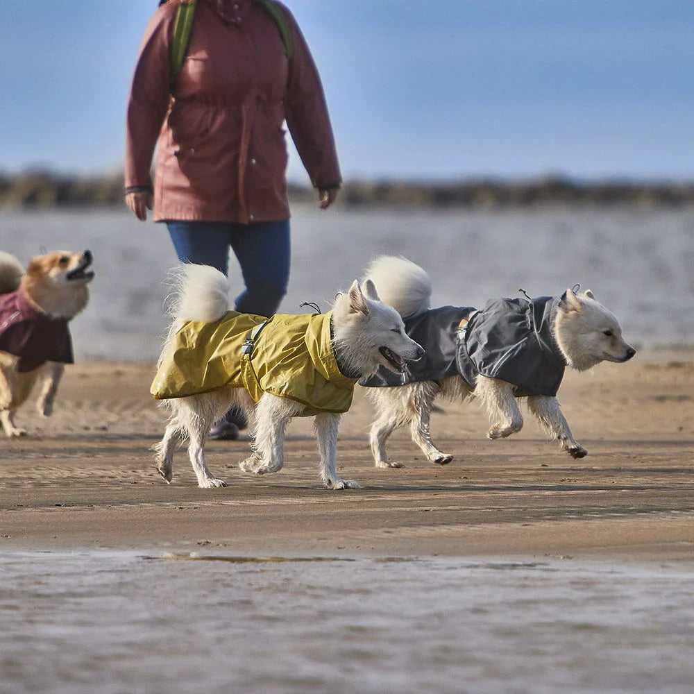 Hurtta Mudventure Reflective Coat – Reflektierender Regenmantel für Hunde