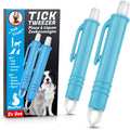 BluePet automatische Zeckenzange – 2er-Set Zeckenentferner