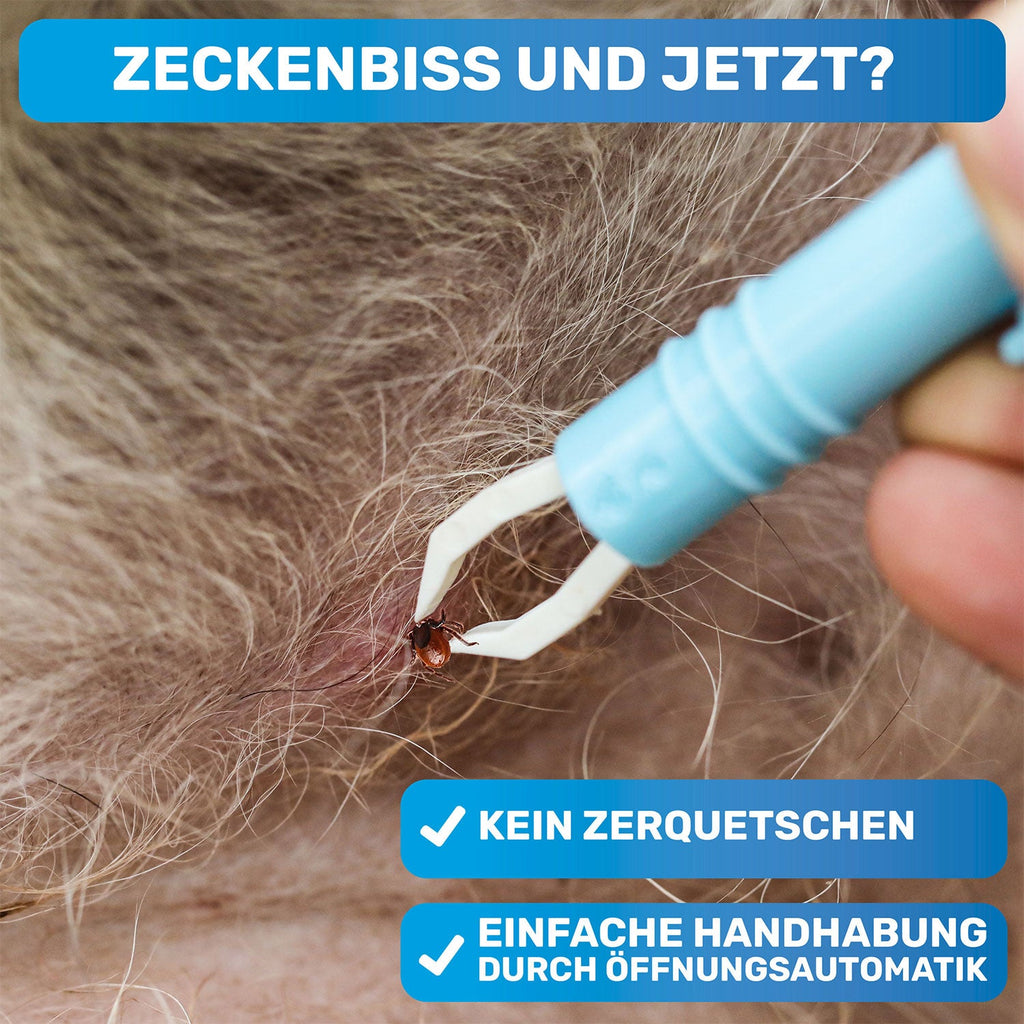 Automatische Zeckenzange von BluePet – Produktansicht 2