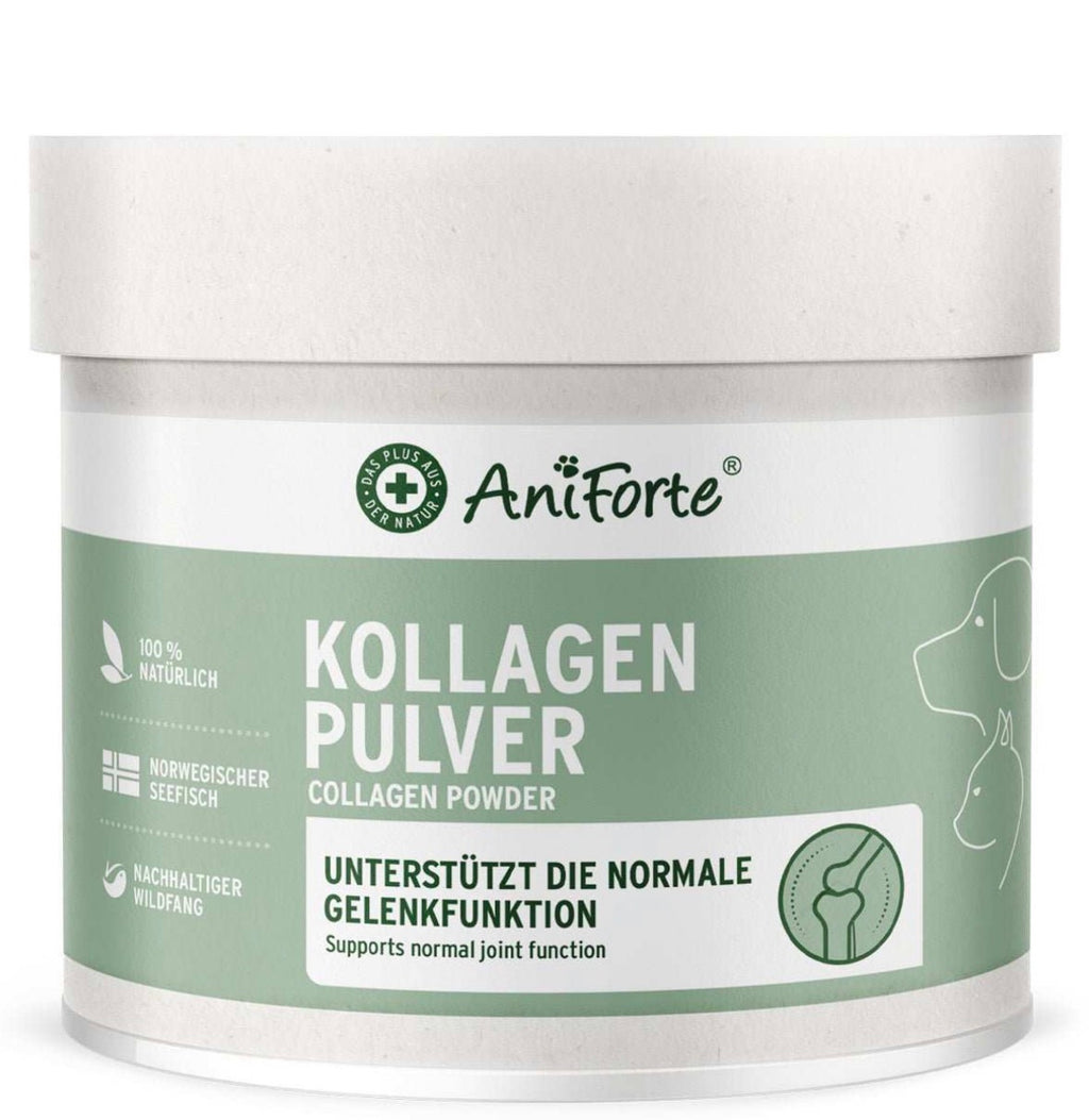 AniForte® Kollagen Pulver für Hunde – Futterergänzung für gesunde Gelenk- und Knochenfunktionen
