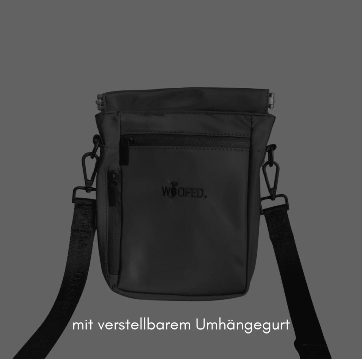 Umhängetasche für Hundehalter mit Kotbeutelspender