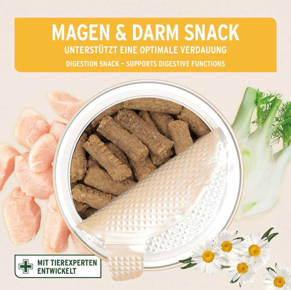 AniForte® Magen & Darm Snack für Hunde – mit Hähnchen - 300 g
