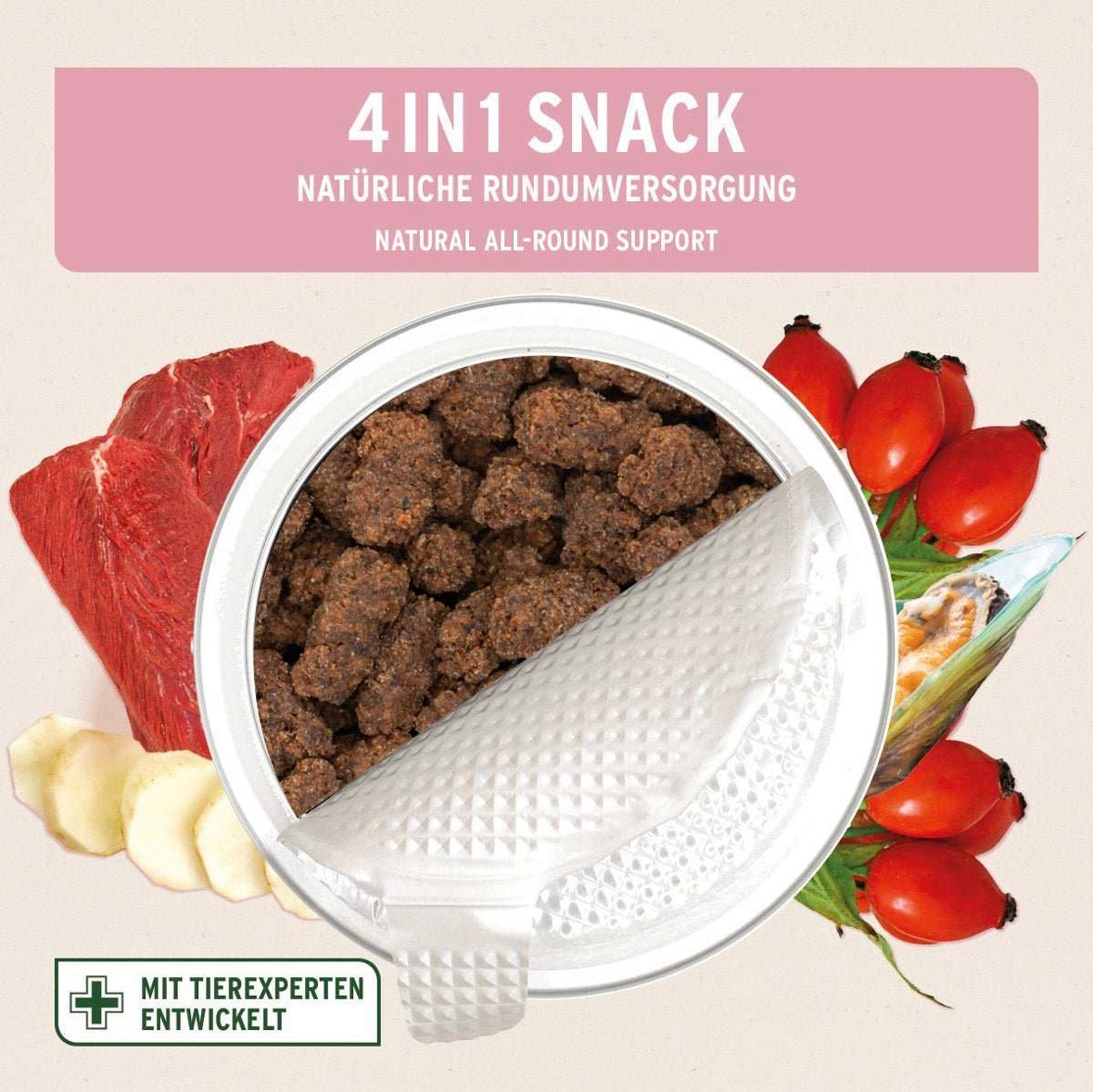 AniForte® 4in1 Snack für Hunde – mit Rinderpansen