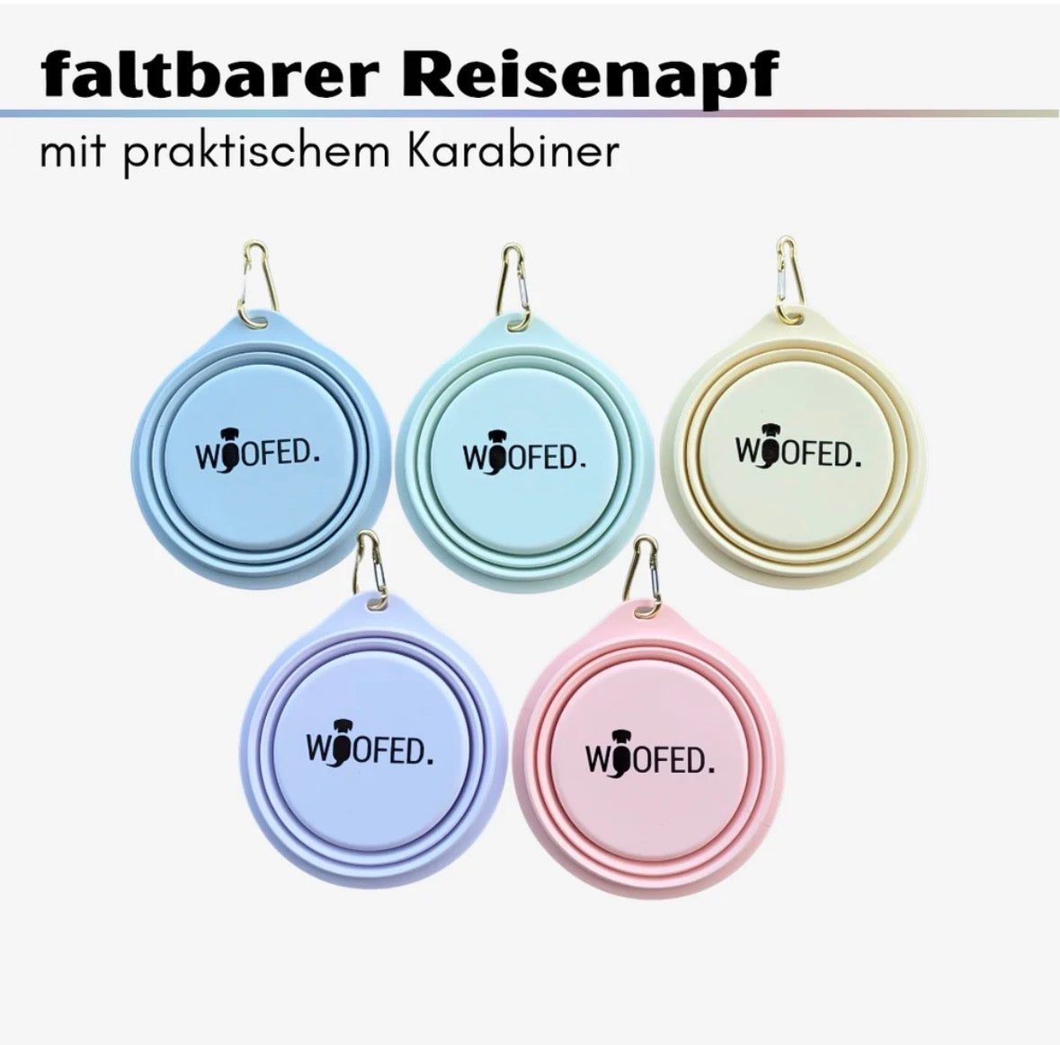 Faltbarer Reisenapf – 500 ml