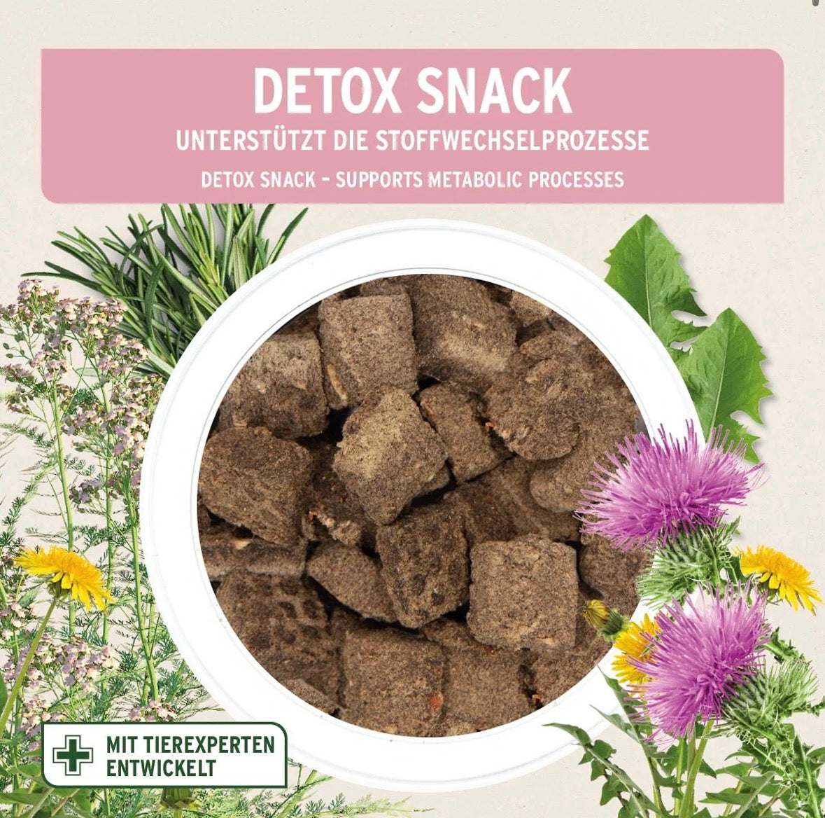 AniForte® Detox-Snack für Hunde – vegetarisch mit Süßkartoffel & Kräutern - 50g