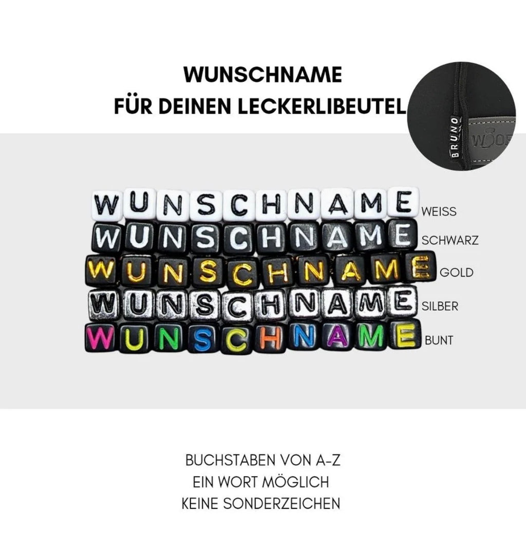 Set Leckerlibeutel & Kotbeutelspender aus Kunstleder