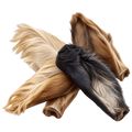 Rinderohr mit Fell XL – 100 % naturrein