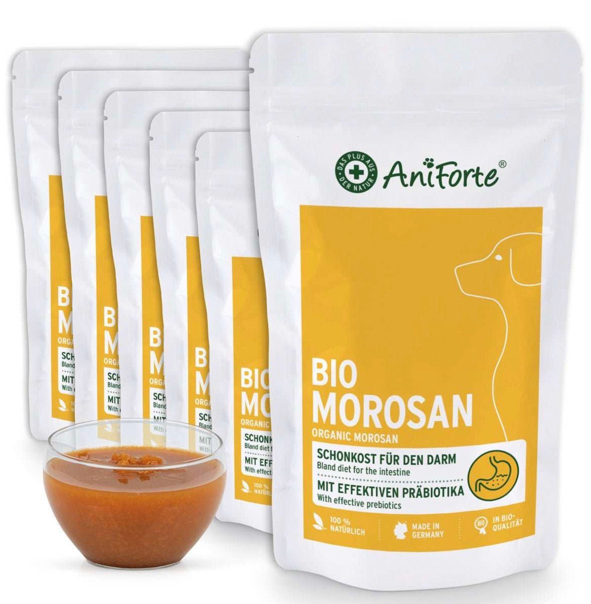 AniForte® Bio Morosan – Karotten-Schonkost, 6 × 100 g