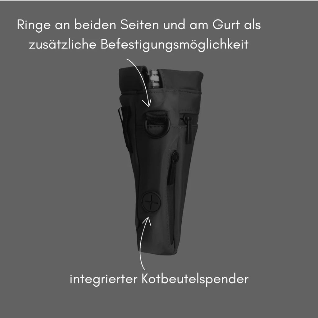 Umhängetasche für Hundehalter mit Kotbeutelspender
