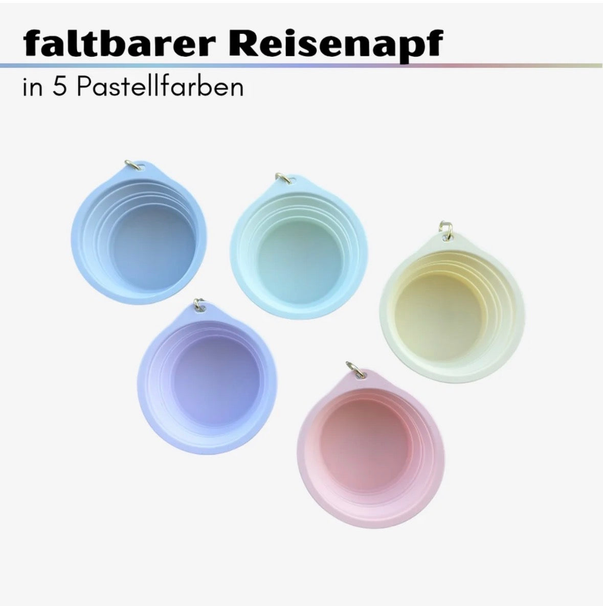 Faltbarer Reisenapf – 500 ml