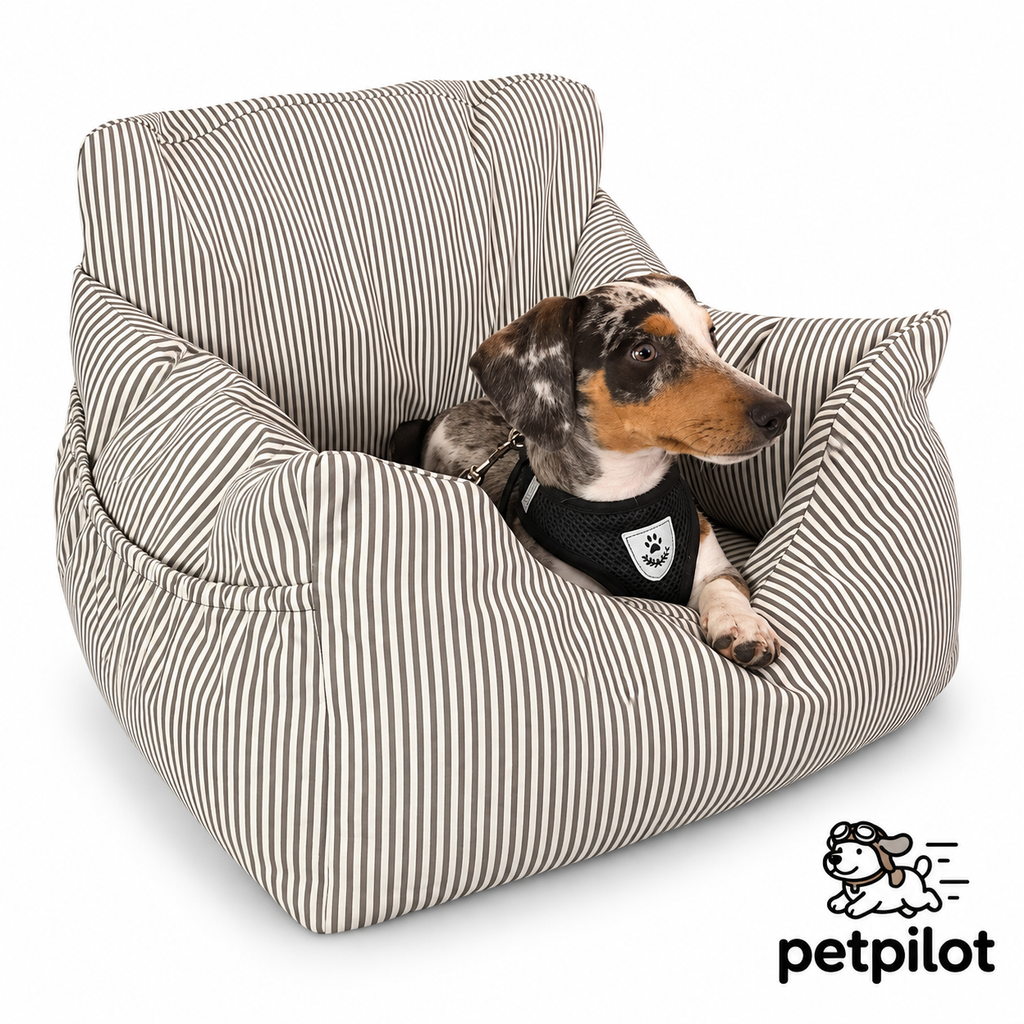 Premium Hunde Autositz mit Sicherheitsgurt