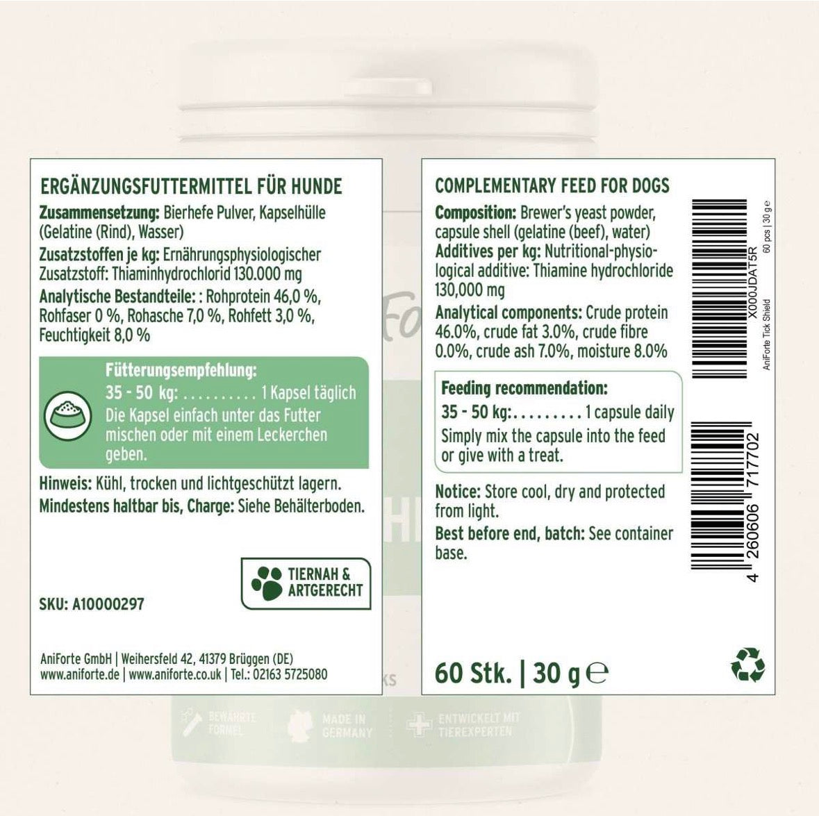 AniForte® ZeckenSchild Kapseln für Hunde