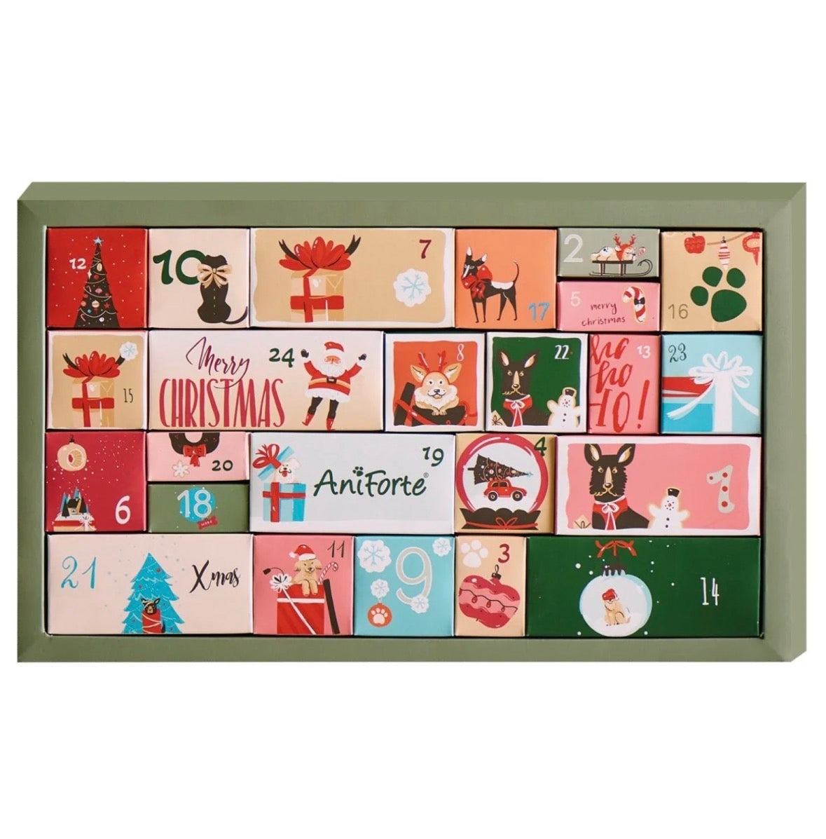 AniForte® Premium Adventskalender für Hunde – 24 Überraschungen