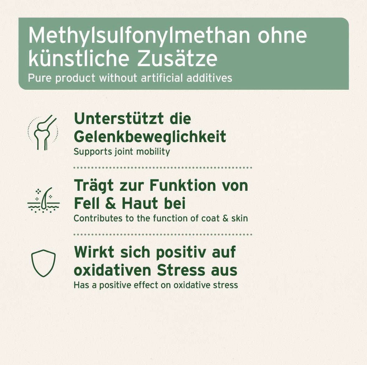 AniForte® MSM Pulver für Hunde – organischer Schwefel für Gelenke - 300 g