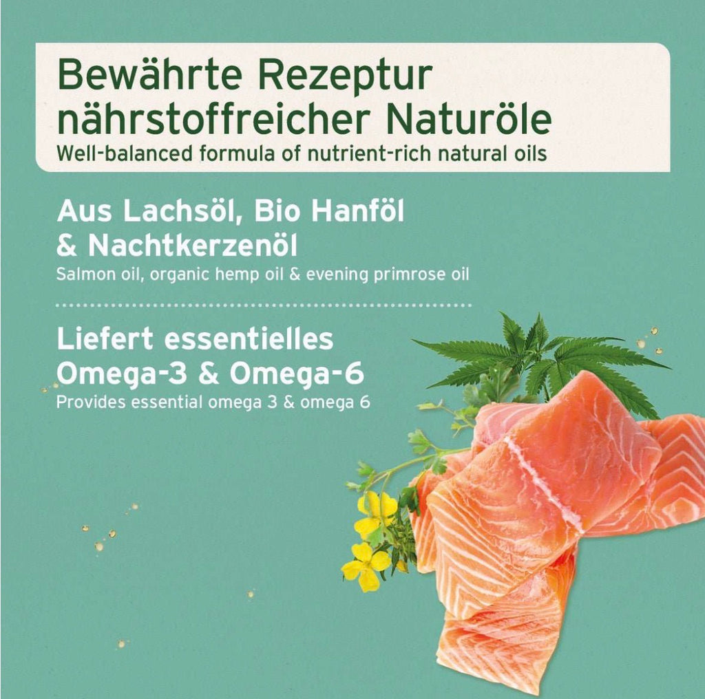 AniForte® Fellharmonie Futteröl für Hunde & Katzen – 500 ml