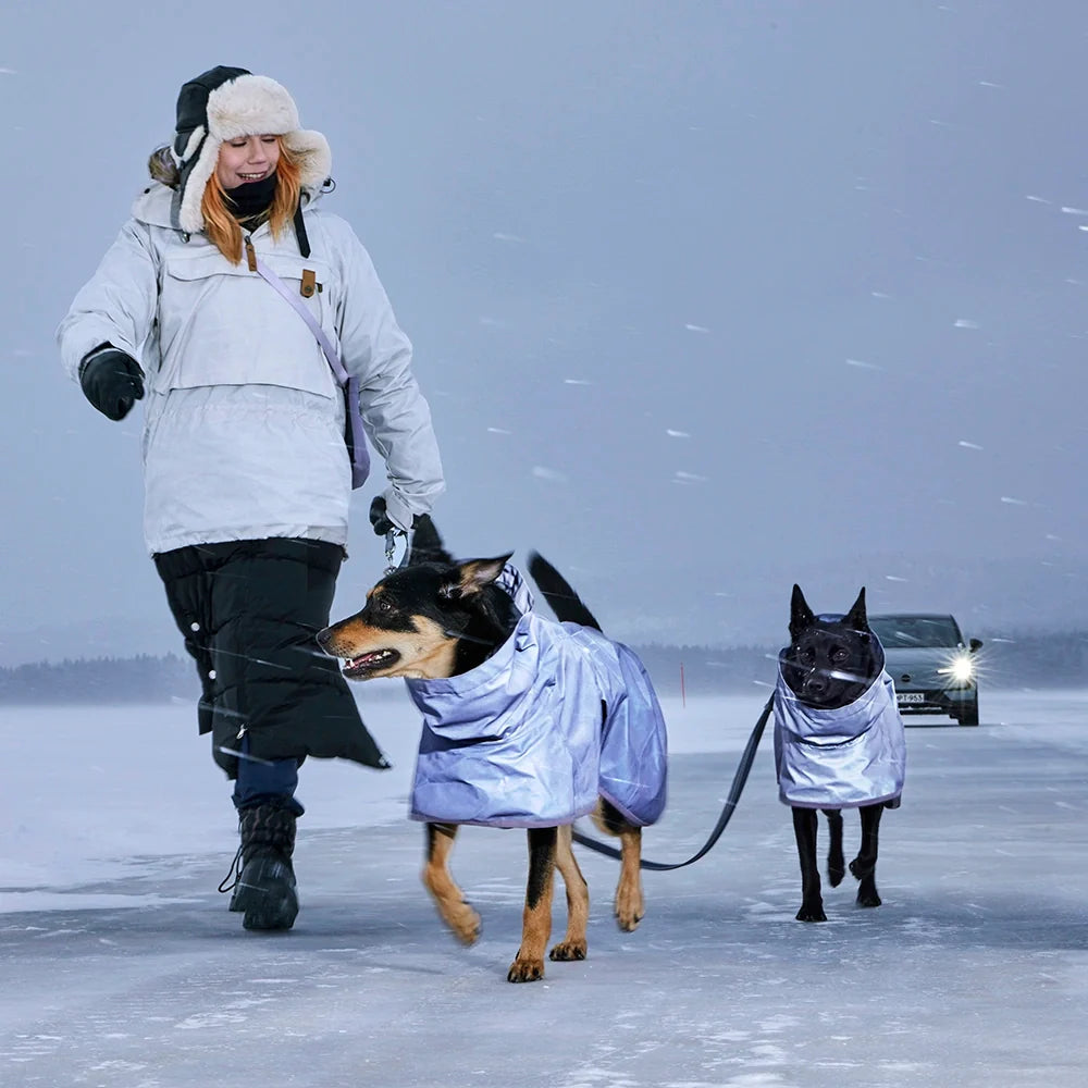 Hurtta Mudventure Reflective Coat – Reflektierender Regenmantel für Hunde