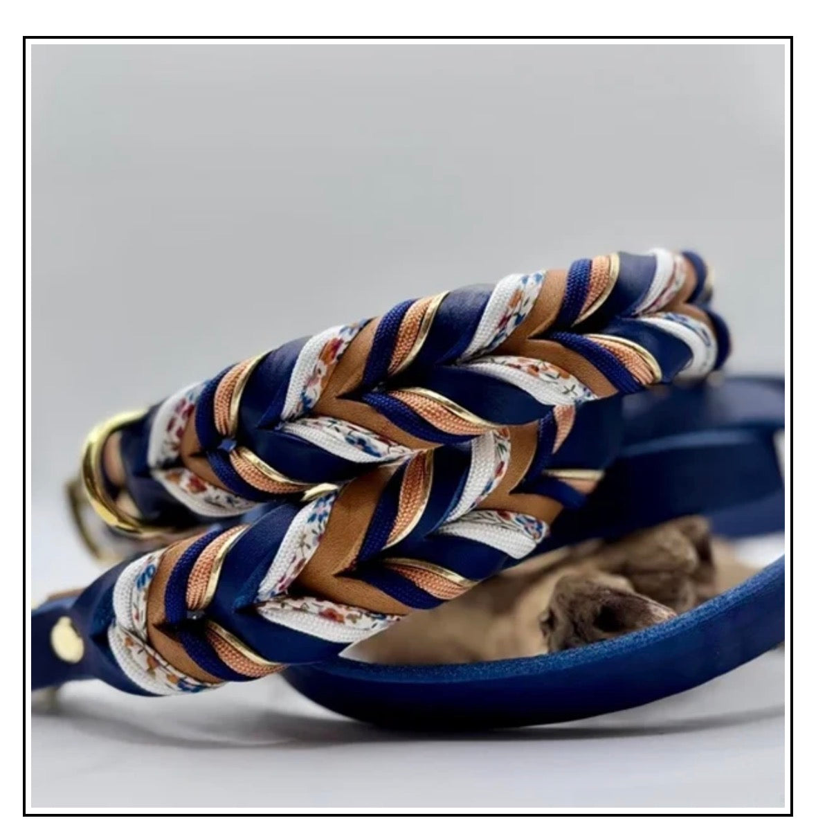 Wunschhalsband aus Fettleder – individuell konfigurierbar