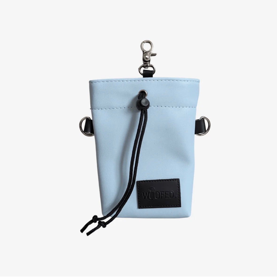 Leckerlibeutel aus Kunstleder – mit Kordel & Clip