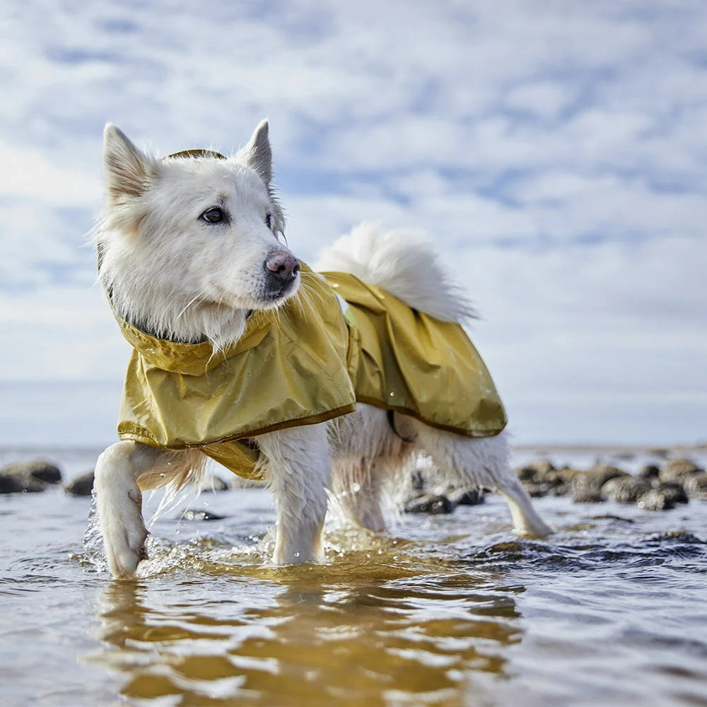Hurtta Mudventure Reflective Coat – Reflektierender Regenmantel für Hunde