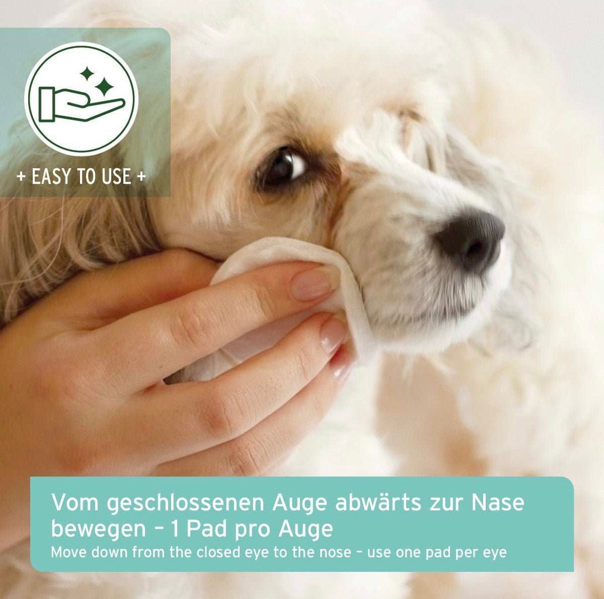 AniForte® Augen-Reinigungspads für Hunde – 100 Stück