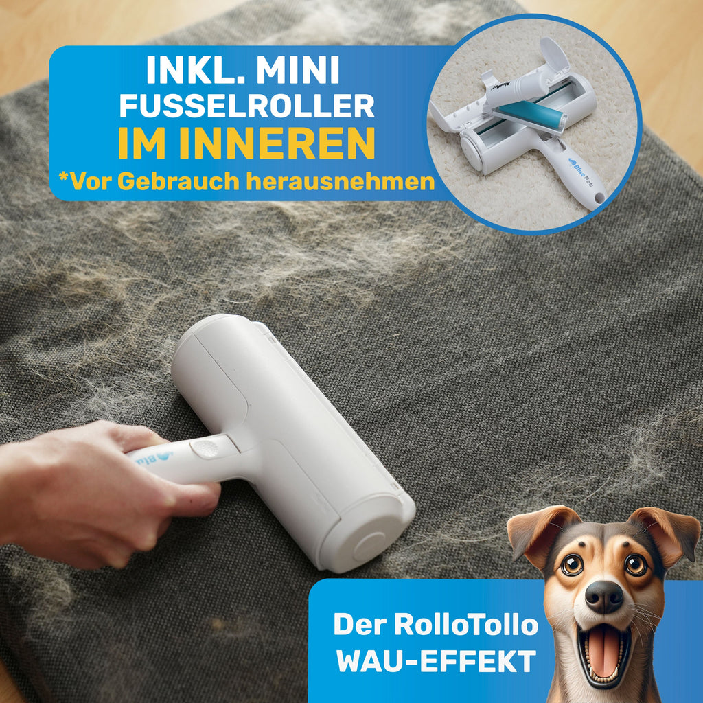 RolloTollo Tierhaarentferner für Hundehaare – BluePet