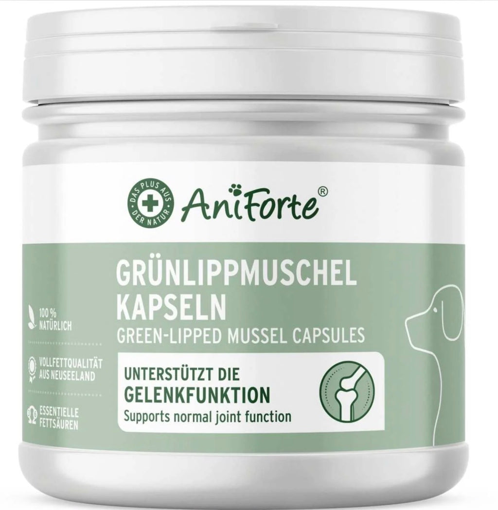 AniForte® Grünlippmuschel Kapseln für Hunde – Gelenke & Beweglichkeit