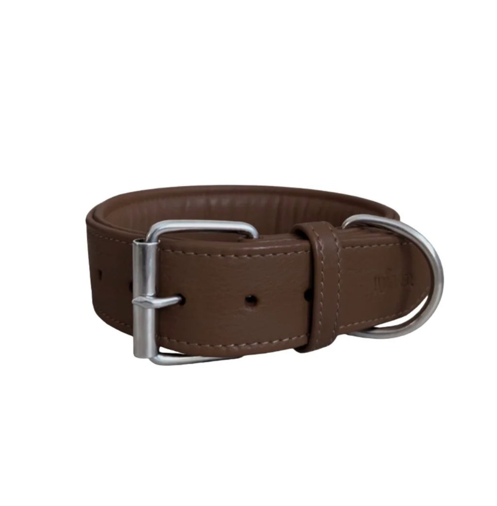 Lederhalsband „Classic Soft“ – weich gepolstert