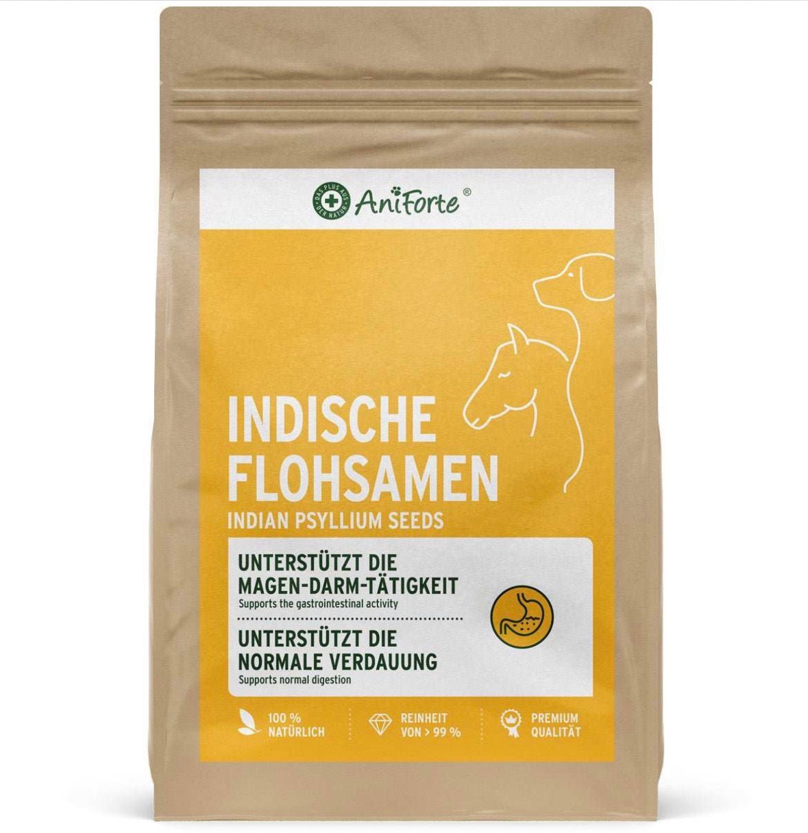 AniForte® Indische Flohsamen für Hunde & Katzen – 250 g
