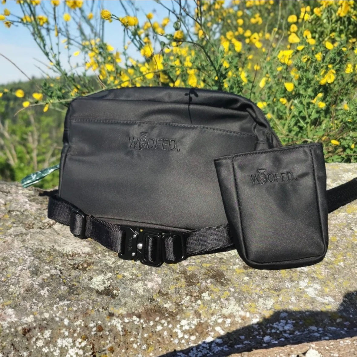 Multifunktionale Gassitasche 2-in-1 – Bauch- & Schultertasche