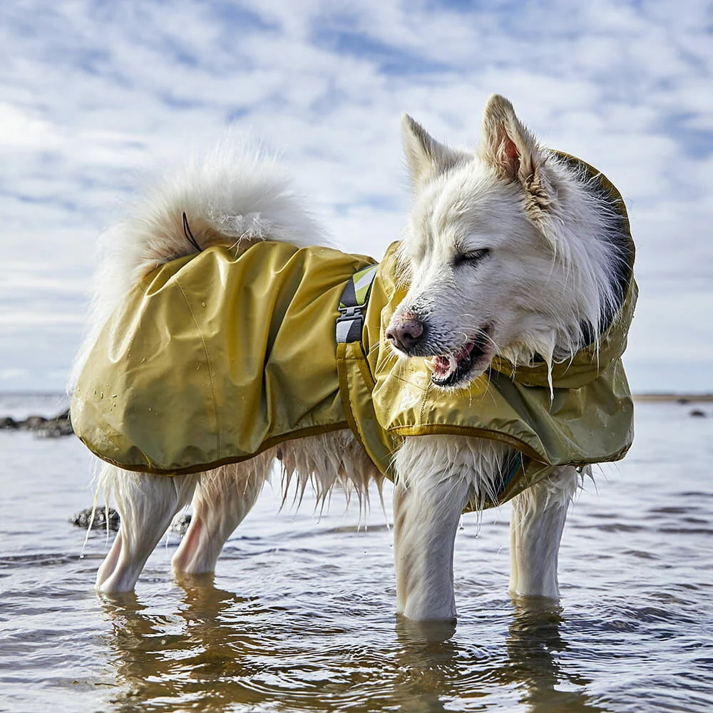 Hurtta Mudventure Reflective Coat – Reflektierender Regenmantel für Hunde