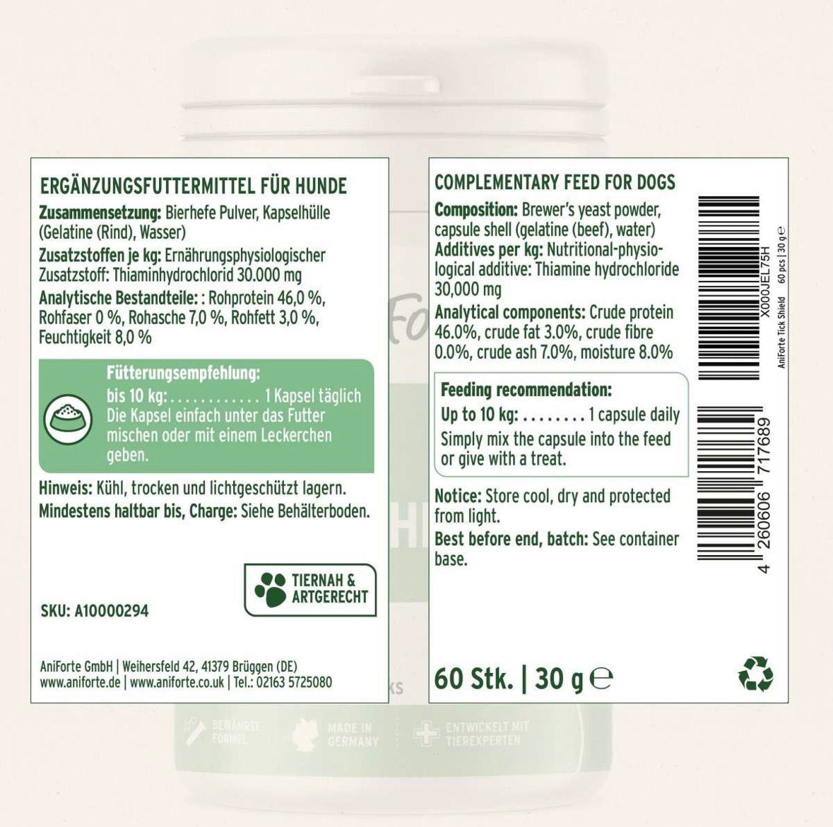AniForte® ZeckenSchild Kapseln für Hunde