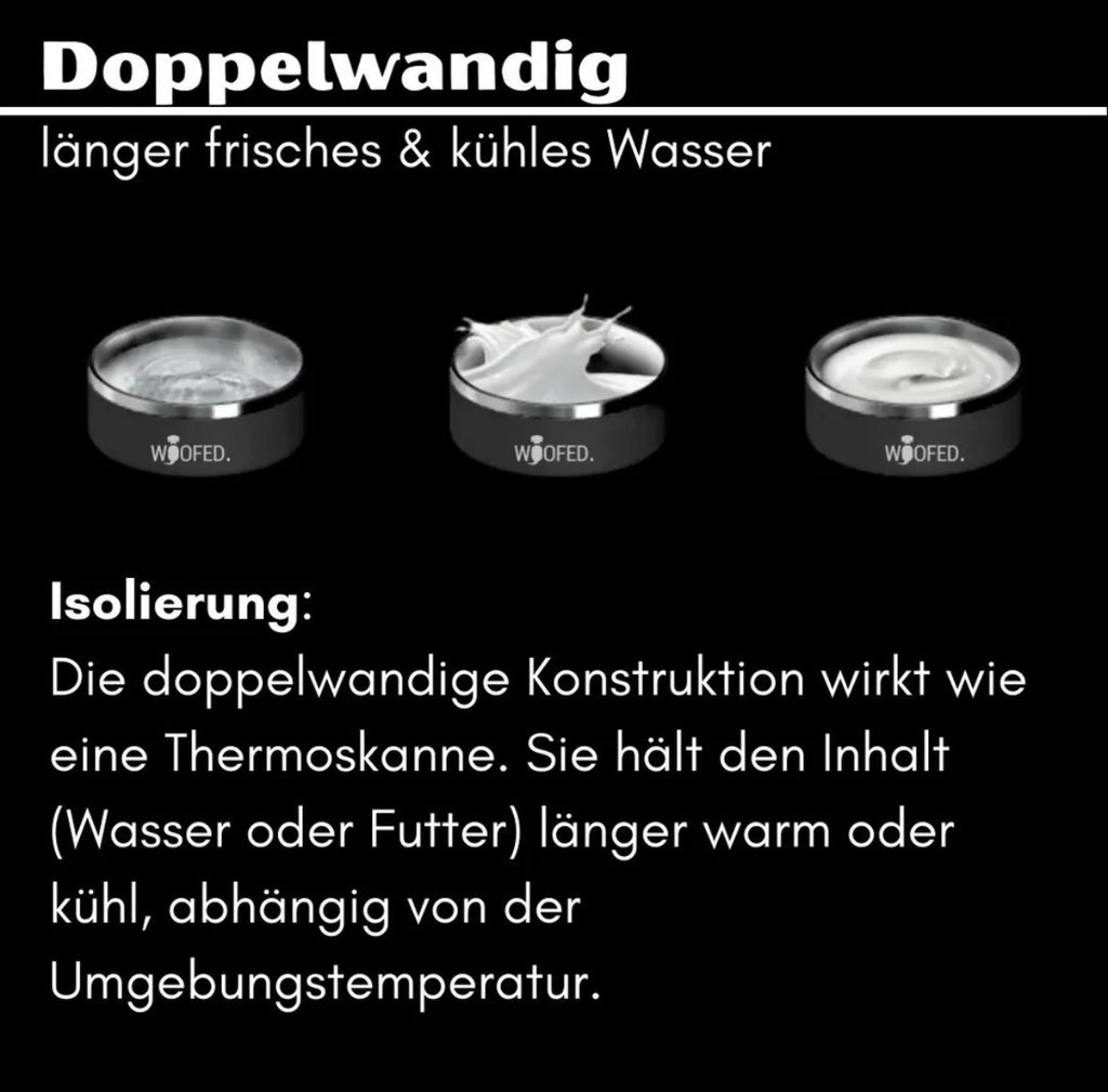 Premium Edelstahlnapf – rutschfest & spülmaschinengeeignet