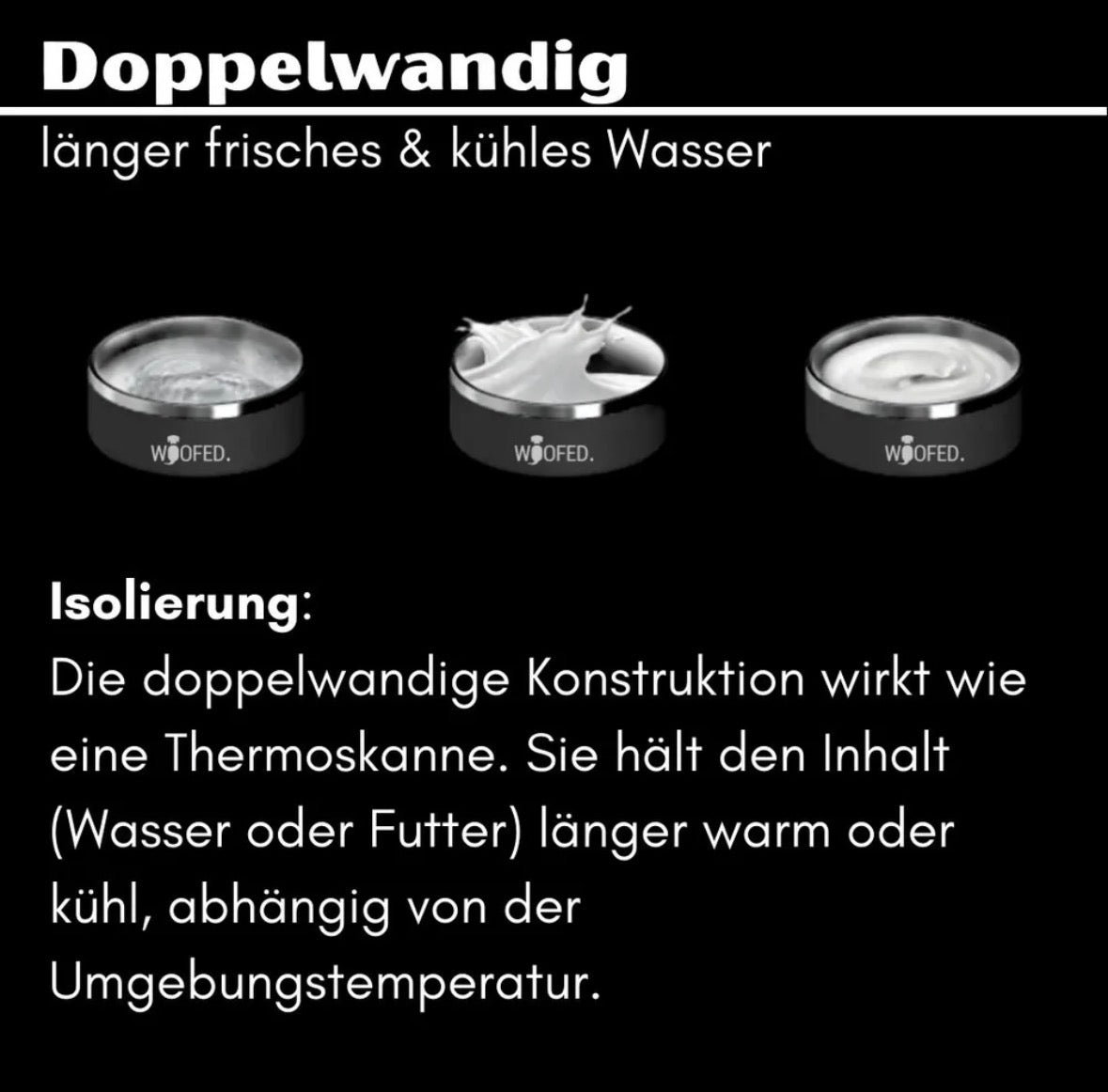 Premium Edelstahlnapf – rutschfest & spülmaschinengeeignet