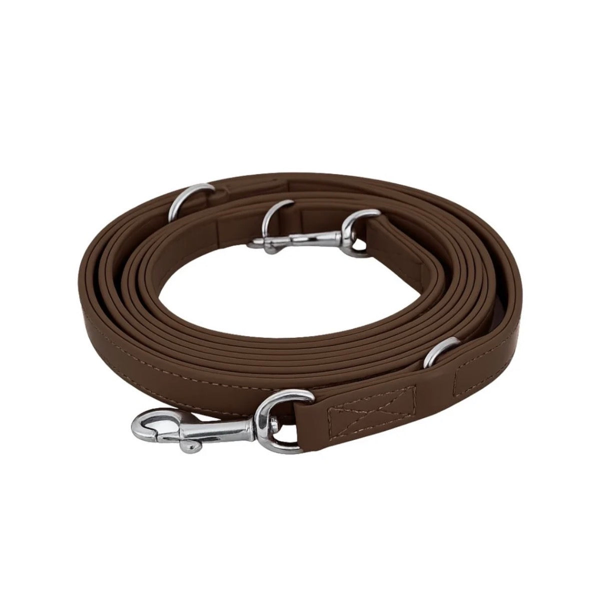 Leder-Führleine „Classic Soft“ – 3-fach verstellbar