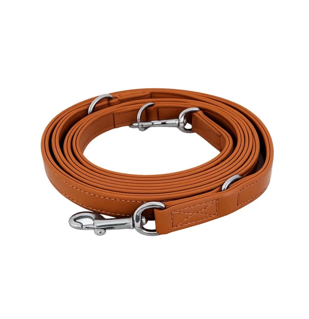 Leder-Führleine „Classic Soft“ – 3-fach verstellbar