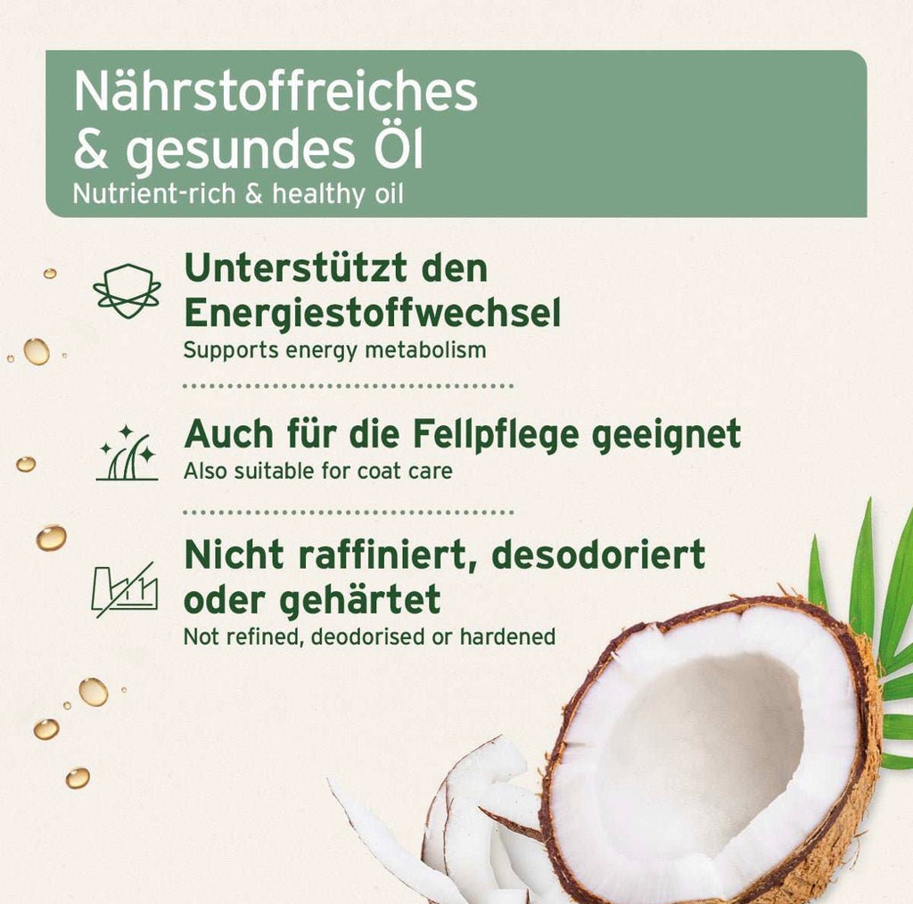 AniForte® Bio Kokosöl für Hunde – Futterergänzung & Fellpflege