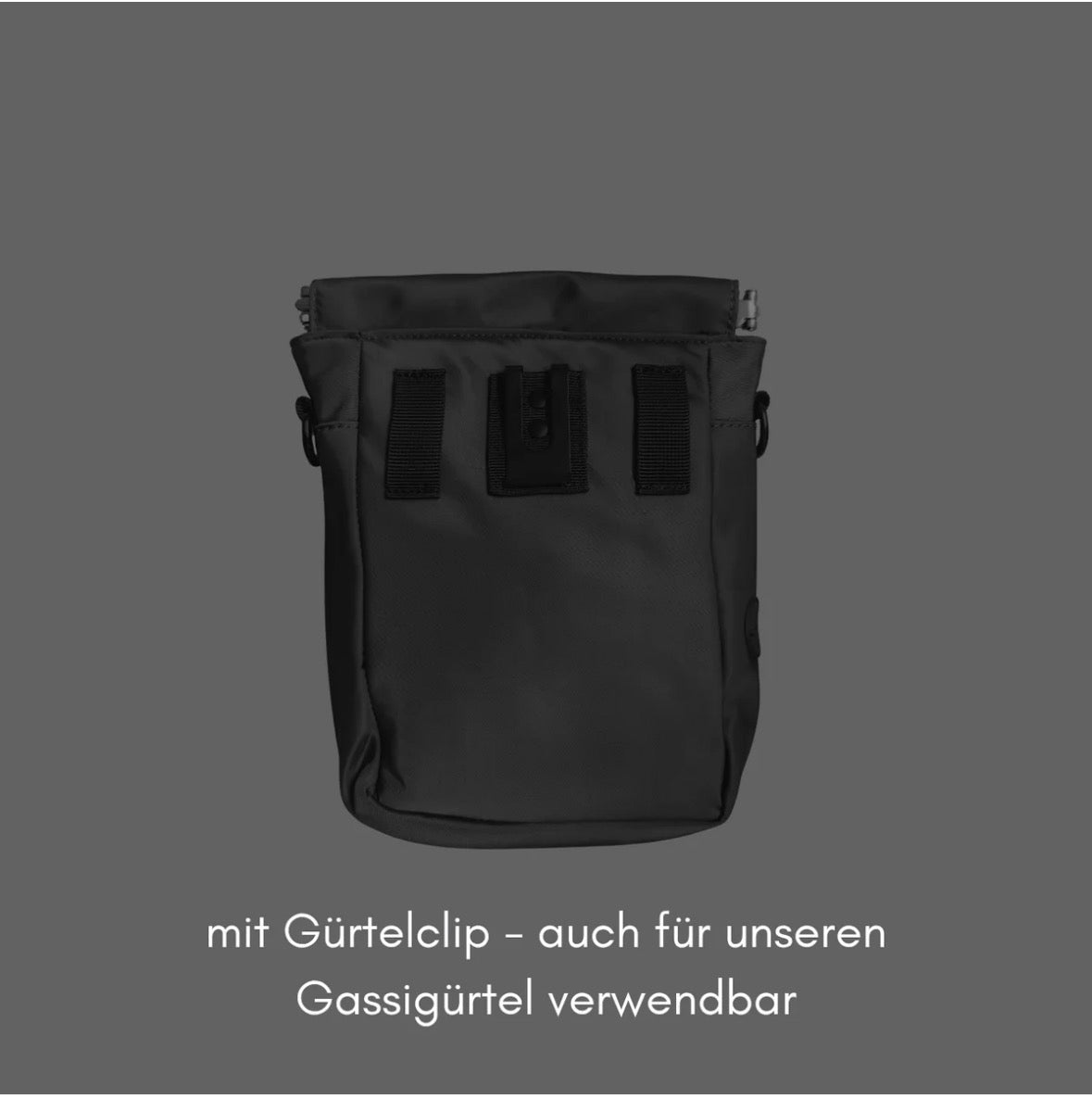 Umhängetasche für Hundehalter mit Kotbeutelspender