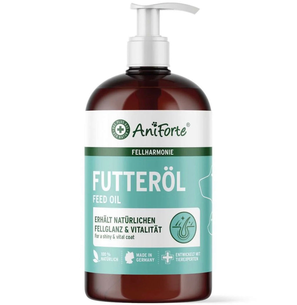 AniForte® Fellharmonie Futteröl für Hunde & Katzen – 500 ml