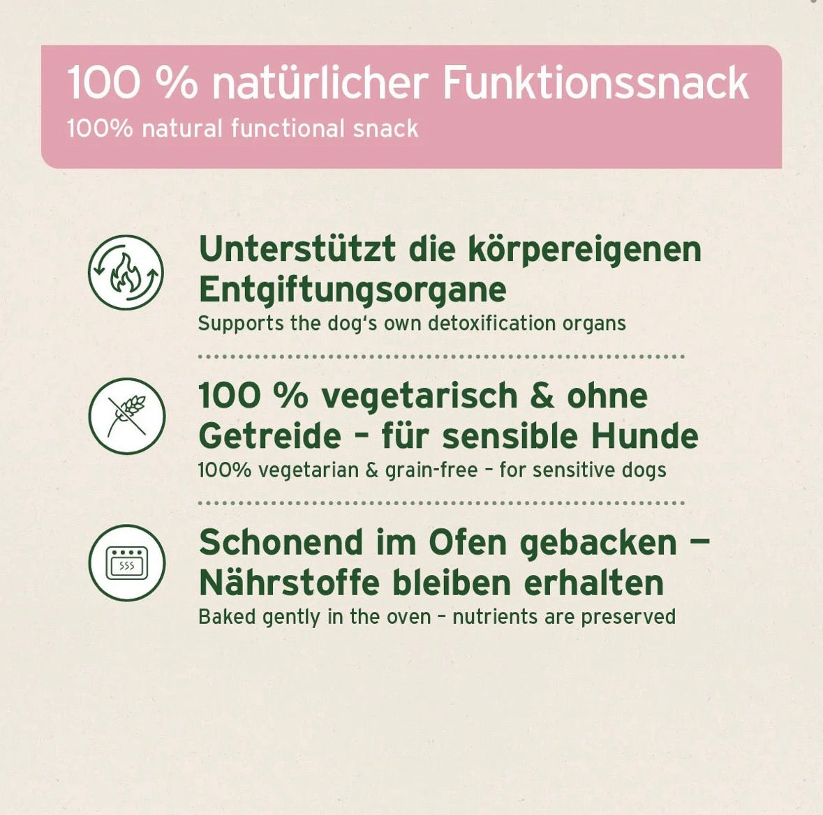 AniForte® Detox-Snack für Hunde – vegetarisch mit Süßkartoffel & Kräutern - 50g