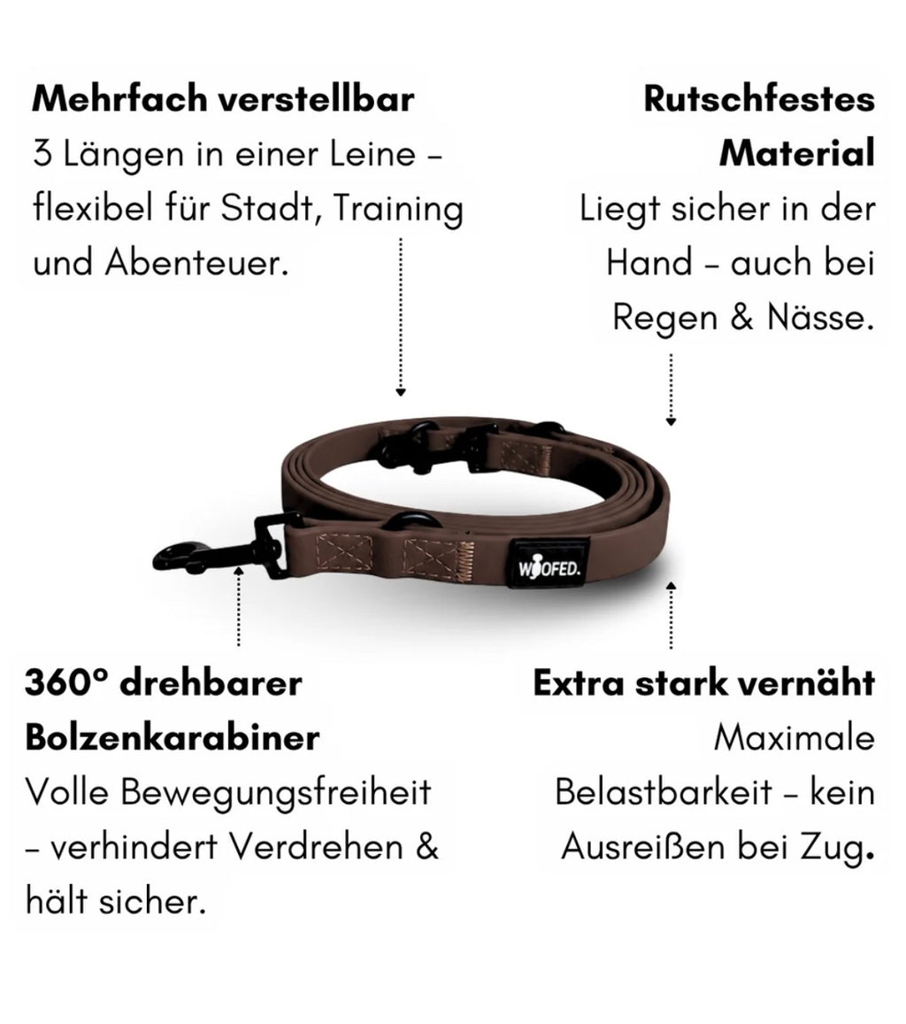 Classic Führleine – wasserfest & 3-fach verstellbar
