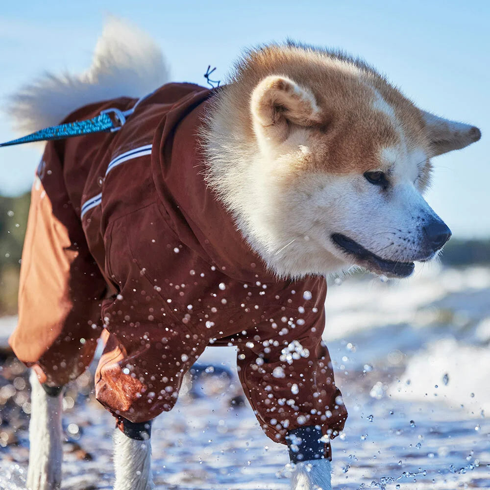 Hurtta Mudventure Overall ECO – Wasserdichter Regenoverall für Hunde