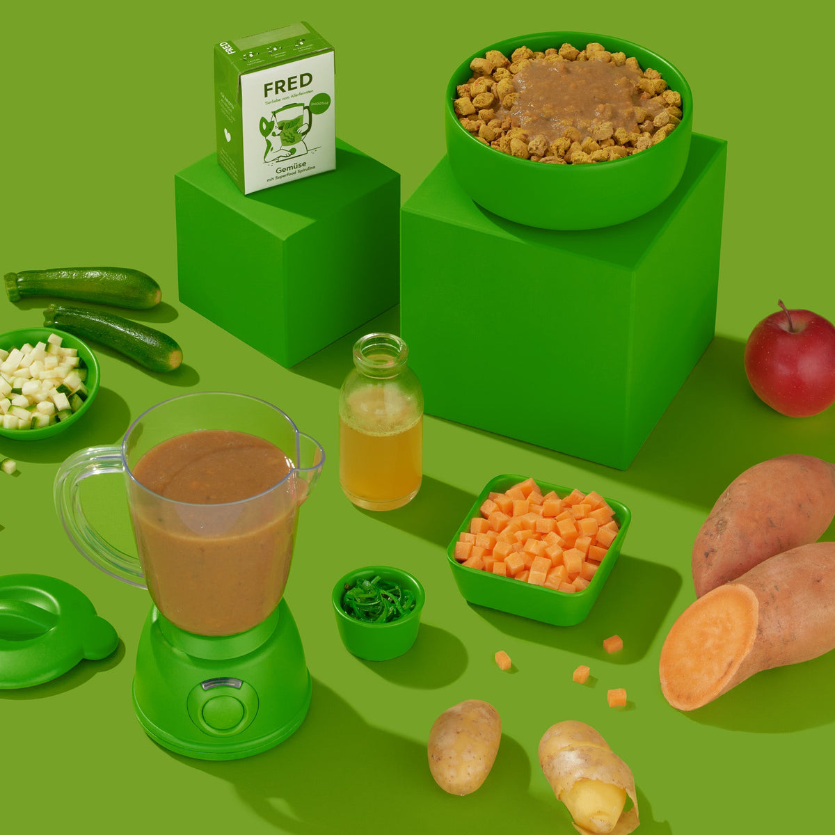 Smoothie Gemüse mit Spirulina