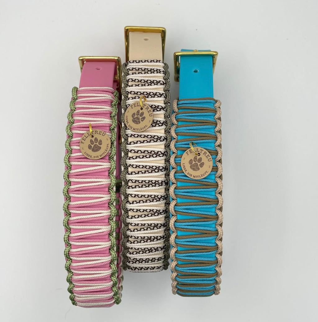 Gewickeltes Halsband - verschiedene Farben