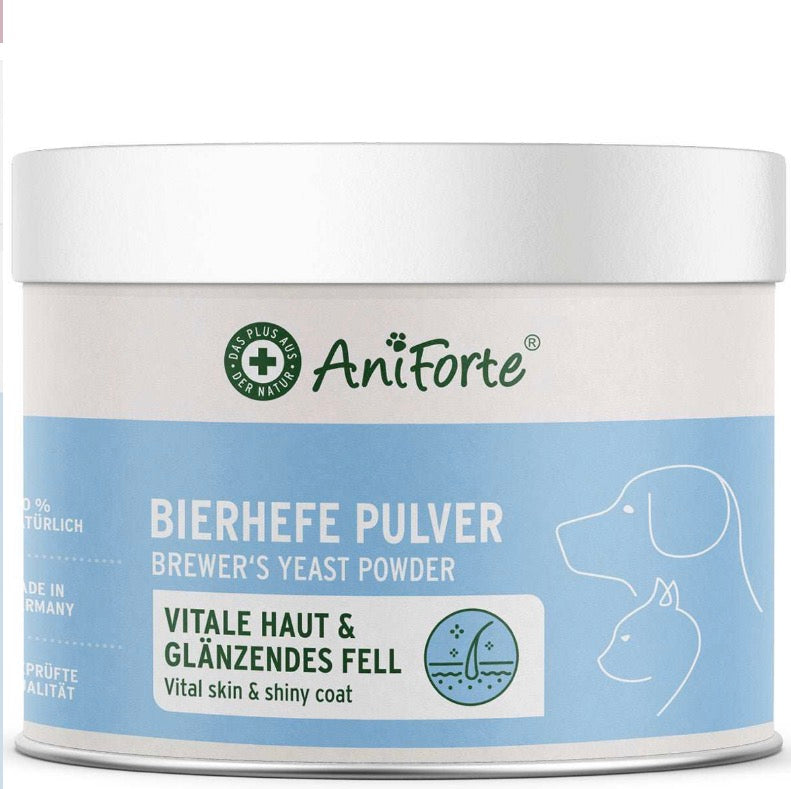 AniForte® Bierhefe Pulver – für Haut & glänzendes Fell