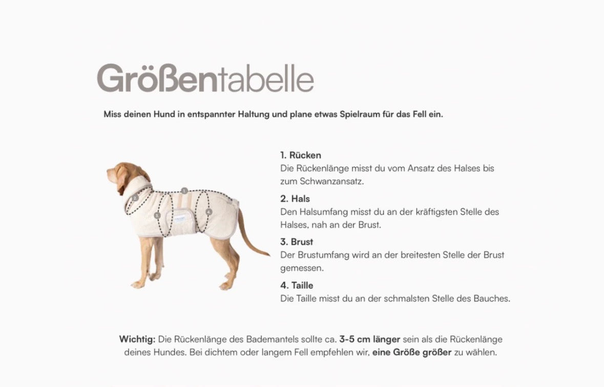 Hundebademantel Cozy Hug