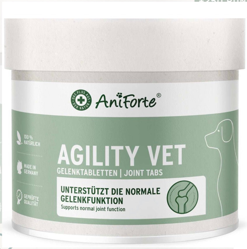 AniForte® AgilityVET Gelenktabletten – für Gelenke, Sehnen & Bänder